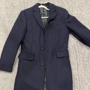 J. Crew Thompson Navy Top Coat